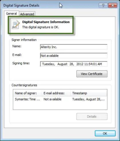 Installing the Digital Signature Certificate