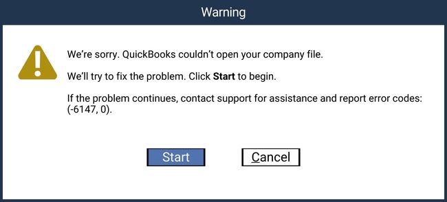 QuickBooks Error 6147 0