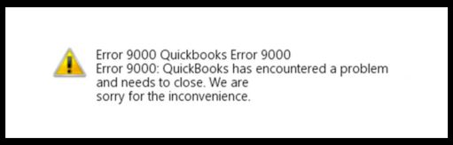 QuickBooks Error Code 9000